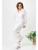 Брючный костюм артикул: 1239 белый от Anastasia - вид 8