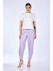 Брючный костюм артикул: 979 молоко/лаванда от Anastasia - вид 7