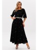 Платье артикул: 1237 черный (принт горох) от Anastasia - вид 7