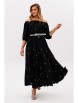 Платье артикул: 1237 черный (принт горох) от Anastasia - вид 8