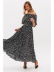 Платье артикул: 1237 черный (принт камушки) от Anastasia - вид 12