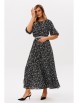 Платье артикул: 1237 черный (принт камушки) от Anastasia - вид 5