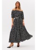 Платье артикул: 1237 черный (принт камушки) от Anastasia - вид 9
