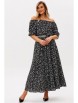 Платье артикул: 1237 черный (принт камушки) от Anastasia - вид 1