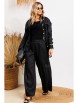 Брючный костюм артикул: 1239 черный от Anastasia - вид 21