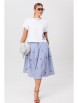 Юбочный костюм артикул: 1248.1 белый/голубой от Anastasia - вид 11
