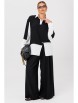 Брючный костюм артикул: 1242 черно-белый от Anastasia - вид 12