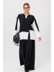Брючный костюм артикул: 1242 черно-белый от Anastasia - вид 14