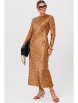 Нарядное платье артикул: 1184.1 золото (принт леопард) от Anastasia - вид 10