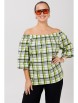 Блузка артикул: 1255 зеленый от Anastasia - вид 5