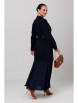 Юбочный костюм артикул: 1262 темно-синий от Anastasia - вид 2