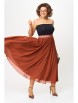 Юбочный костюм артикул: 1262.1 терракот от Anastasia - вид 12