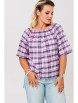 Блузка артикул: 1255 фиолетовый от Anastasia - вид 12