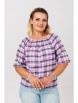 Блузка артикул: 1255 фиолетовый от Anastasia - вид 5
