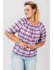 Блузка артикул: 1255 фиолетовый от Anastasia - вид 6