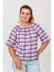 Блузка артикул: 1255 фиолетовый от Anastasia - вид 7