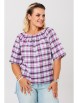 Блузка артикул: 1255 фиолетовый от Anastasia - вид 8