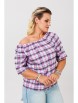 Блузка артикул: 1255 фиолетовый от Anastasia - вид 11
