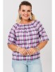 Блузка артикул: 1255 фиолетовый от Anastasia - вид 1
