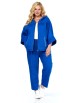 Брючный костюм артикул: 1223 васильковый от Anastasia - вид 4