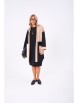 Плательный костюм артикул: 1276 черный/черный+молочный+беж от Anastasia - вид 15