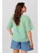 Блузка артикул: 1252 зеленый от Anastasia - вид 2