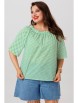 Блузка артикул: 1252 зеленый от Anastasia - вид 4