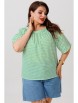 Блузка артикул: 1252 зеленый от Anastasia - вид 6