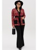 Брючный костюм артикул: 1291 черно-розовый от Anastasia - вид 8