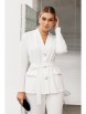 Брючный костюм артикул: 1287 белый от Anastasia - вид 6