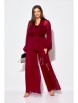 Брючный костюм артикул: 1063.1 бордовый от Anastasia - вид 1