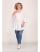 Блузка артикул: 0122А белый от Djerza - вид 4