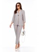 Брючный костюм артикул: 2507/2 пепельно-серый от TAITA PLUS - вид 1