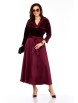Юбочный костюм артикул: 2533 бургунди от TAITA PLUS - вид 4