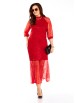Нарядное платье артикул: 2537 красный от TAITA PLUS - вид 7