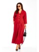 Брючный костюм артикул: 2522/4 красный от TAITA PLUS - вид 4
