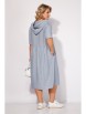 Платье артикул: М1426н полоска джинс от Лилиана - вид 2