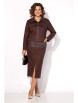Юбочный костюм артикул: М1468 горький шоколад от Лилиана - вид 1