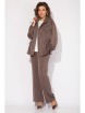Брючный костюм артикул: М1480 трюфель от Лилиана - вид 1