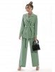 Брючный костюм артикул: 6508 зеленый от Golden Valley - вид 1