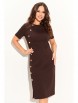 Нарядное платье артикул: 1534 шоколадный от Ива - вид 6