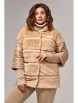 Куртка артикул: 1360 бежевый от Ива - вид 1