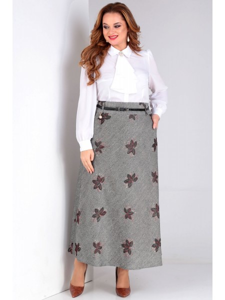 6012 серый+цветы