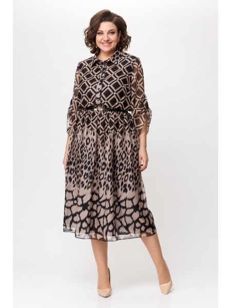 1136 бежевый+черный