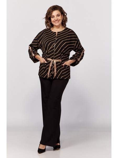 1201-1 черный+коричневый