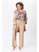 Брючный костюм артикул: 1251 бежевый от Кокетка и К - вид 15