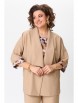 Брючный костюм артикул: 1251 бежевый от Кокетка и К - вид 5