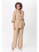 Брючный костюм артикул: 1251 бежевый от Кокетка и К - вид 1