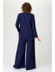 Брючный костюм артикул: 1254 синий от Кокетка и К - вид 2