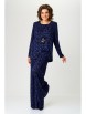 Брючный костюм артикул: 1254 синий от Кокетка и К - вид 5